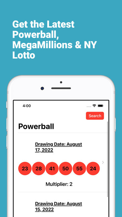 Winnaz - Lottery Results Screenshot