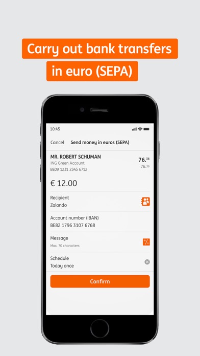 ING Banking Screenshot