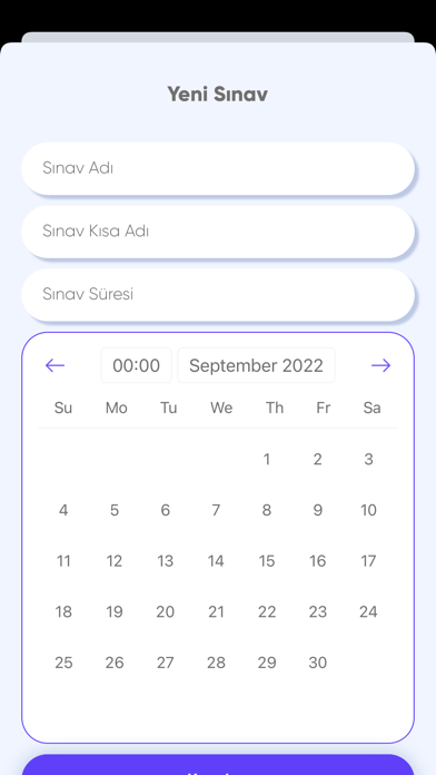 Sınav Takvimi Screenshot