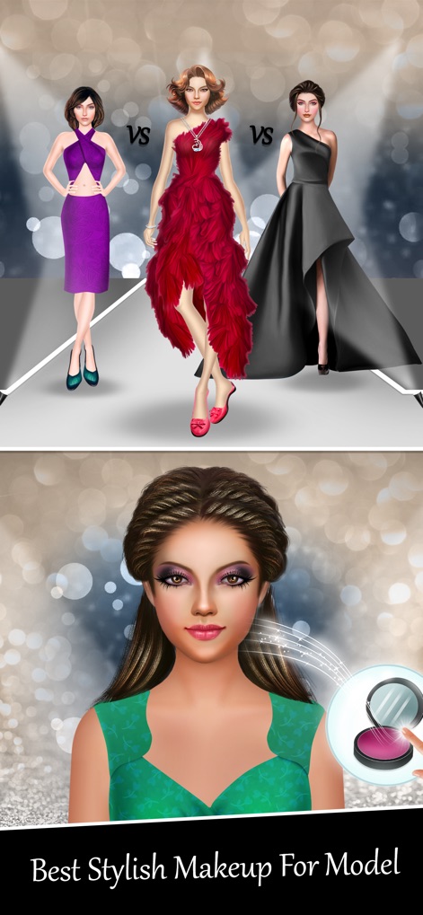 Fashion Show GlamUp Games One - fashion-show-battle-makeup-game