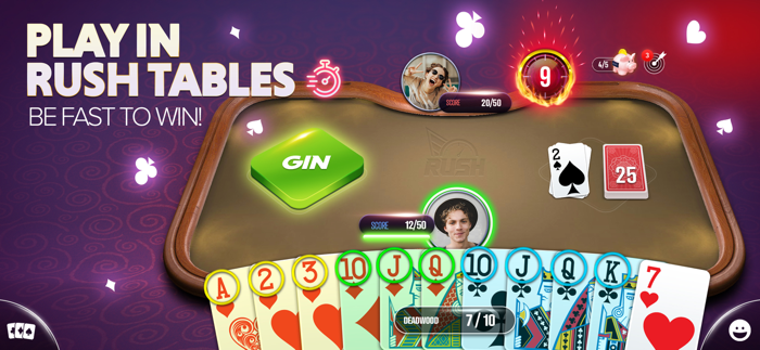 Gin Rummy Extra - Card Game