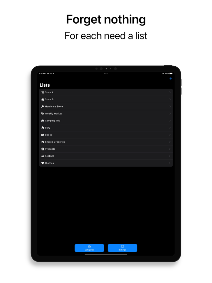 GetMe - Grocery Shopping List