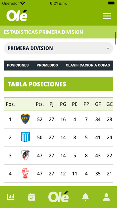 Screenshot #3 pour Olé: deportes 24hs
