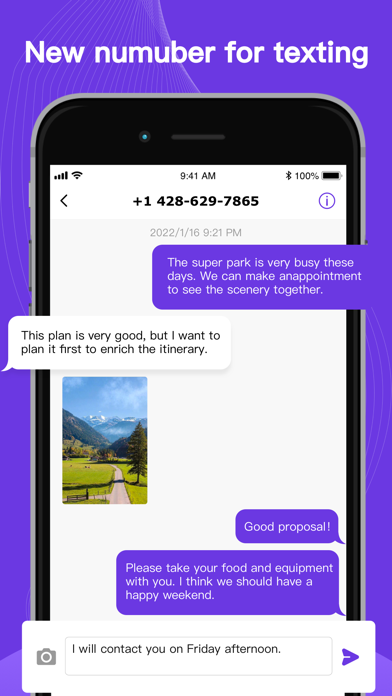 Text Number-Phone Text Message Screenshot