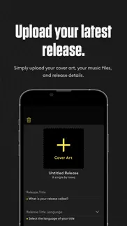 amuse music distribution iphone screenshot 2