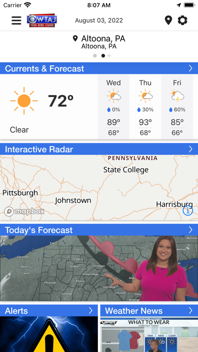 WTAJ Your Weather Authorityのおすすめ画像1