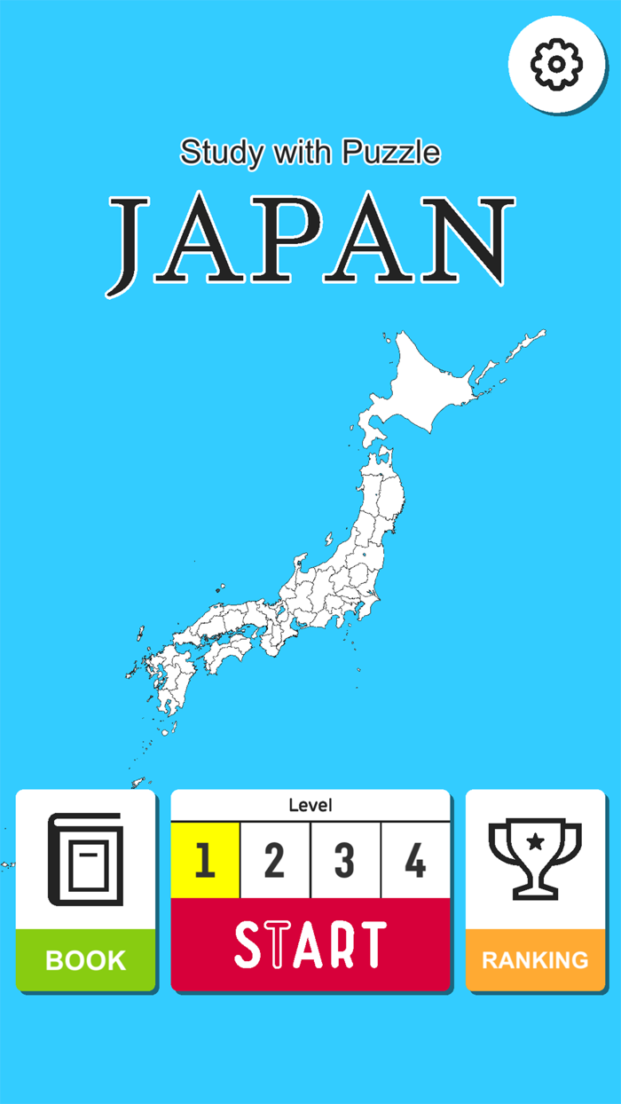 Japan Map - Study with Puzzle