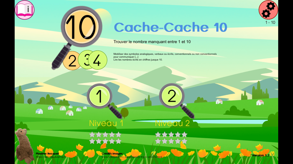 #1. Cache-cache 10 (iOS) By: Becquet Maxime