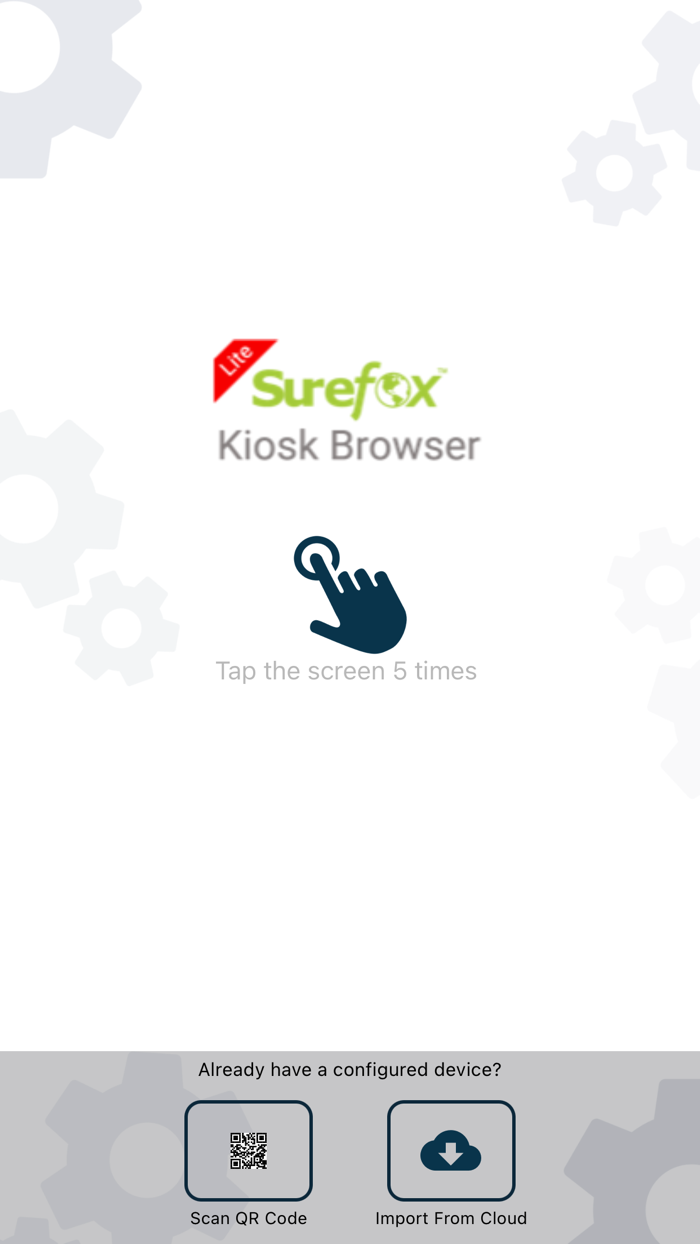SureFox Kiosk Browser Lite