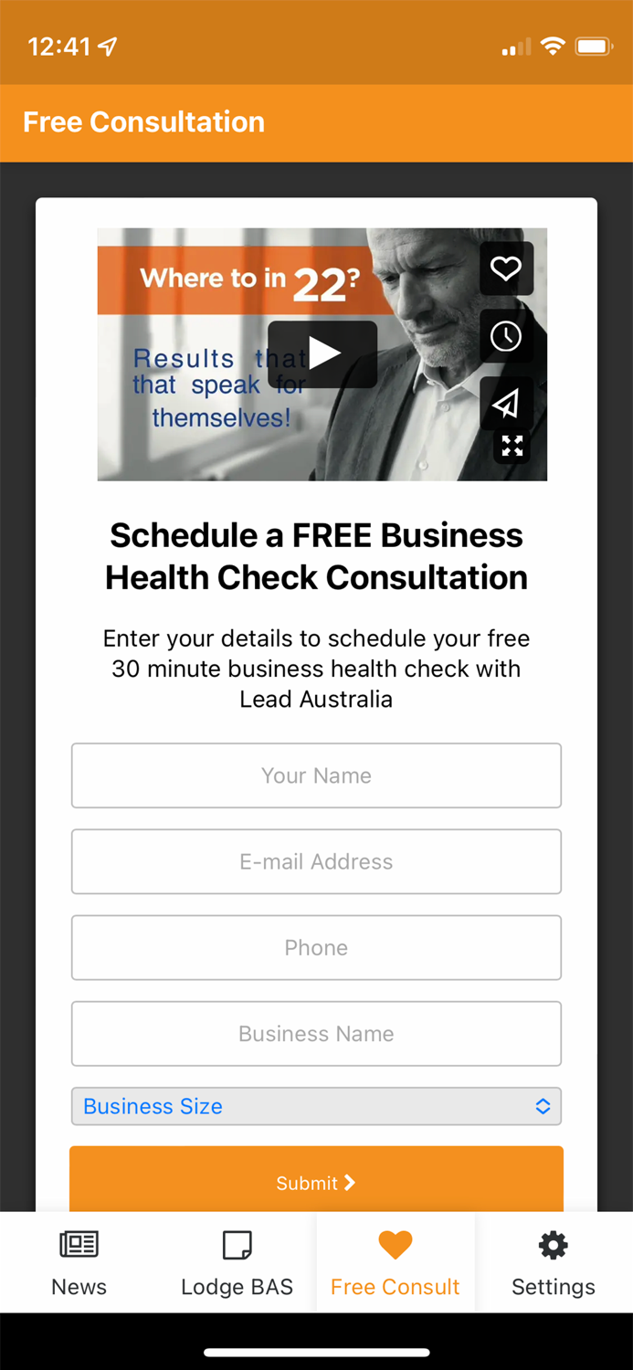 BAS Lodgement Reminders