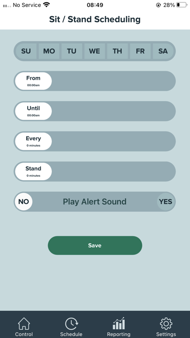 Screenshot 2 of Stand Desk App