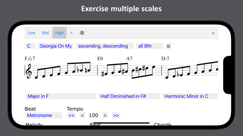 #4. Jazz Scales Trainer (iOS) By: Martin Miller