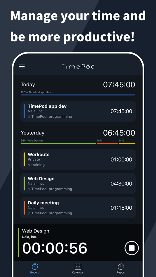 TimePod - Time Tracking - 1.9 - (iOS)