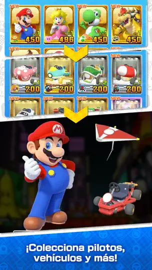 Captura de pantalla de Mario Kart Tour en iPhone 9