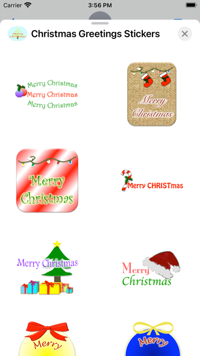 Christmas Greetings: Stickers Screenshot