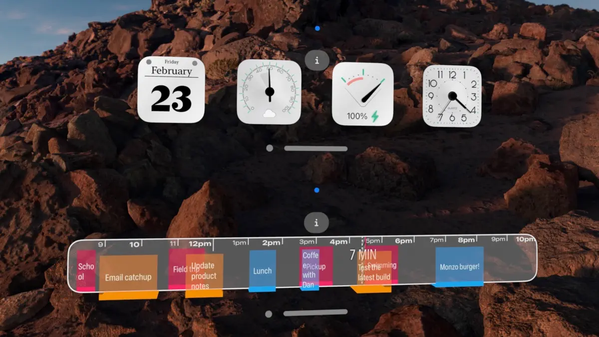 Visionboard: Your Status Bar screenshot 1