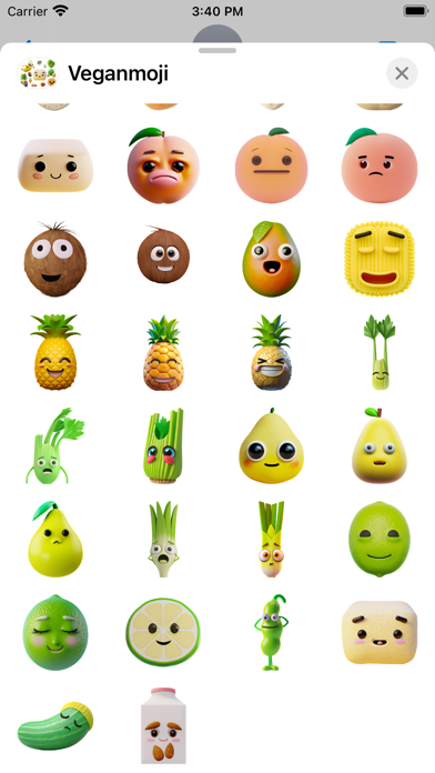 Veganmoji Stickers Screenshot