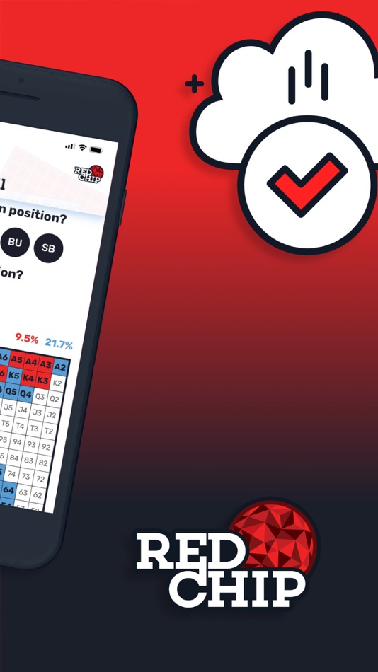 #2. GTO Poker Ranges By Red Chip (iOS) By: Red Chip Poker LLC
