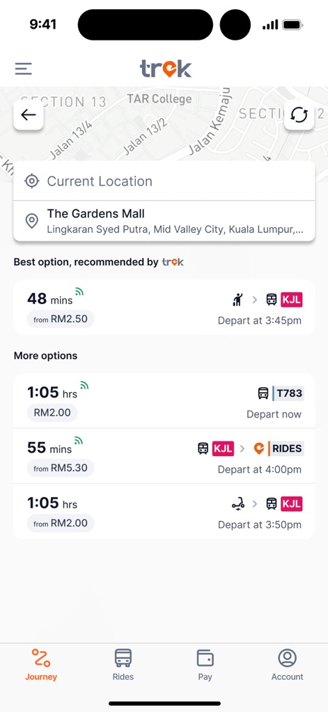 Trek App - Navigation App | MWM