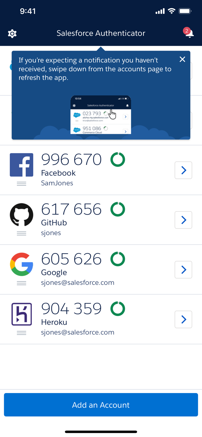 Salesforce Authenticator