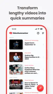 video summarizer iphone screenshot 1