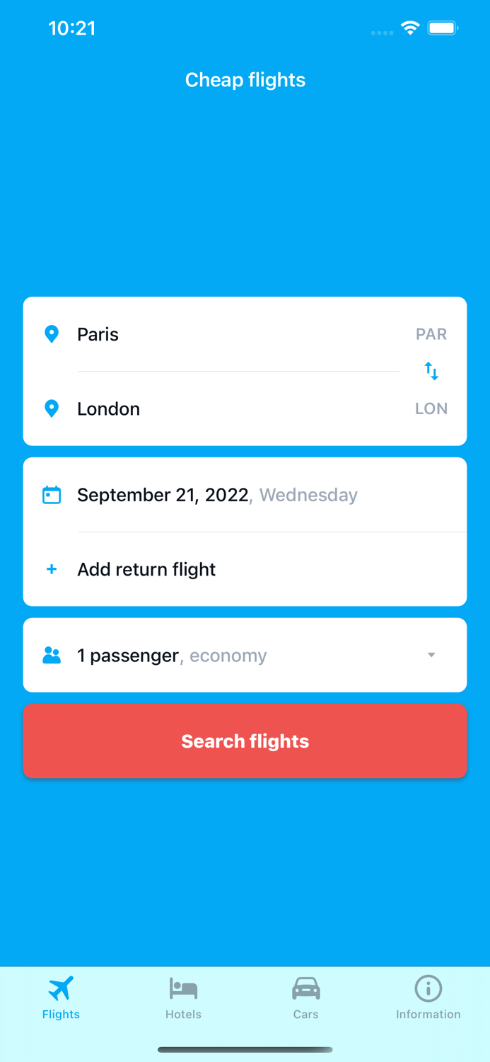 Cheap Search Flight Booking