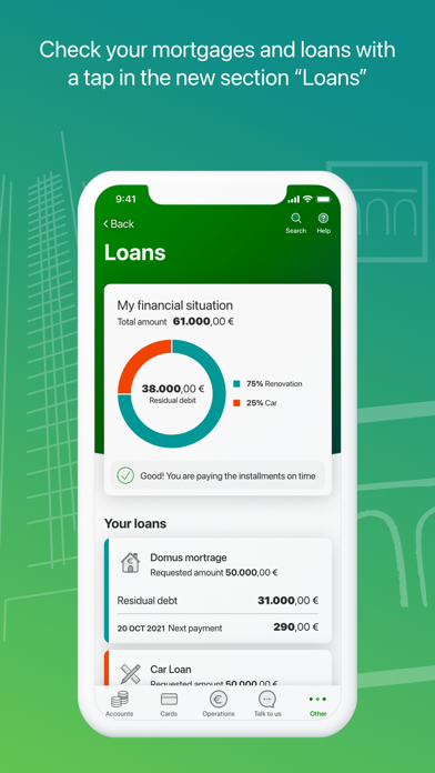 Intesa Sanpaolo Mobile Screenshot