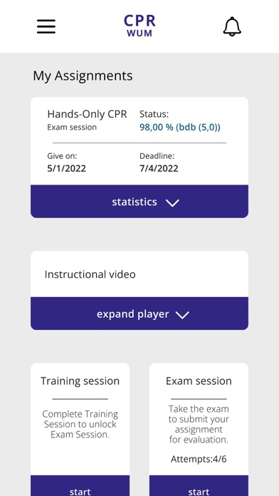 CPR WUM Screenshot