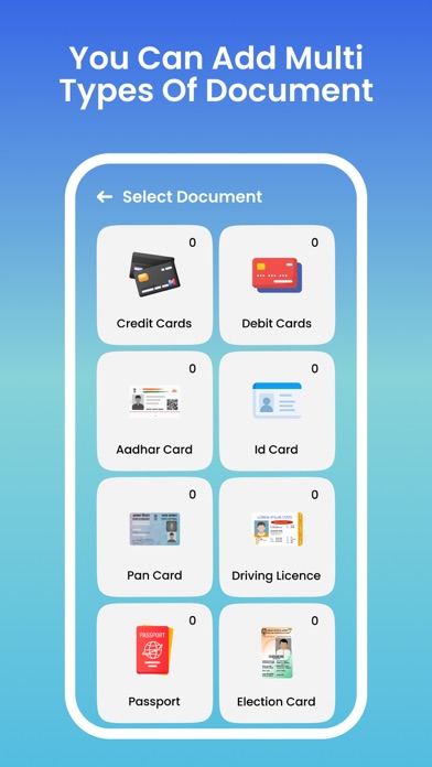 Credit Debit Gift Card Wallet Screenshot