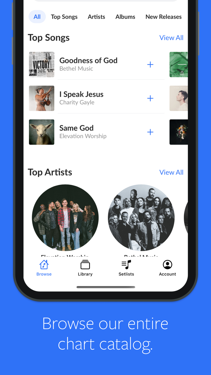 MultiTracks.com ChartBuilder