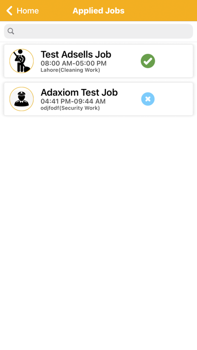 Security Services Screenshot