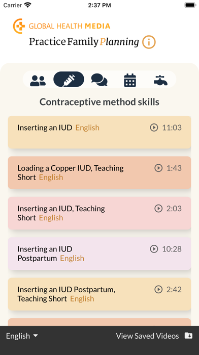 Practice Family Planning Screenshot
