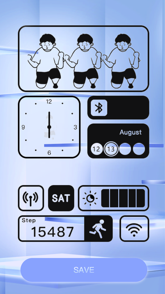 #5. WidgetsArt pro (iOS) Podle: Hunan Anpai Information Technology LTD.