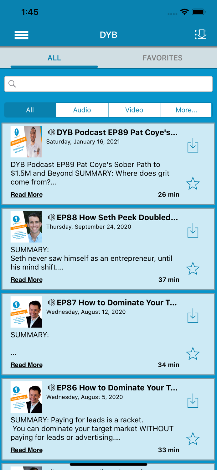 DYB with Steve Burnett