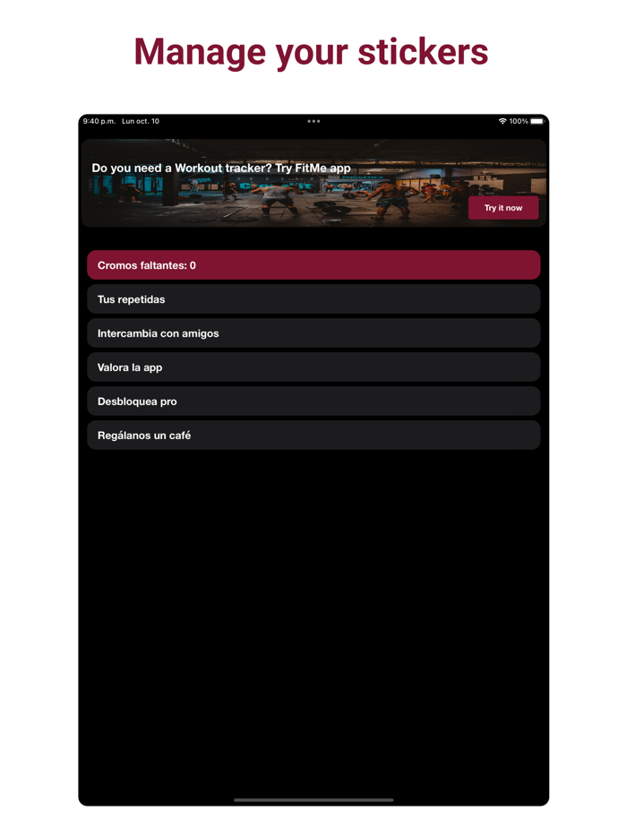 Collecty - Stickers collection