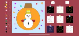 Game screenshot Christmas Coloring Kid Toddler hack