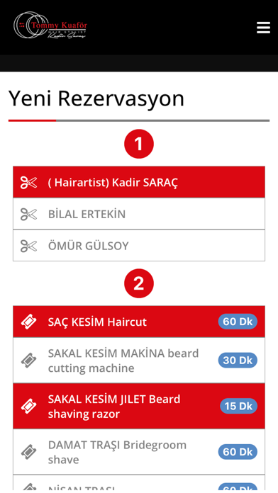 Tommy Kuaför -  Kadir Sarac Screenshot