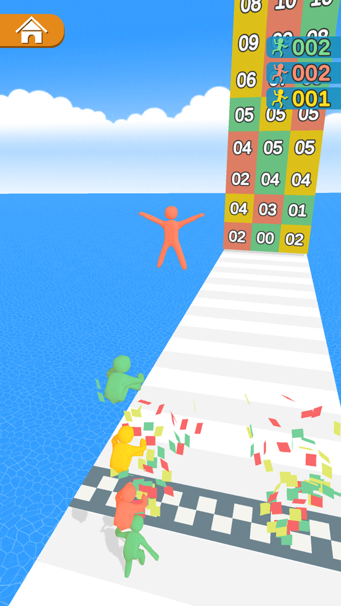 Colorful Runners Tower