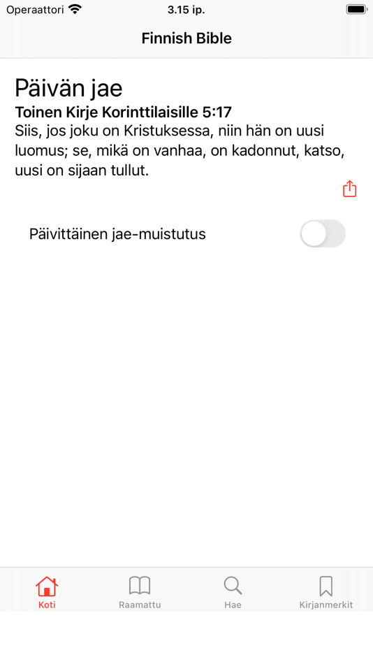 Finnish Pyhä Raamattu 1938 - 4.0 - (iOS)