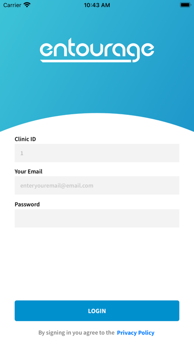 Entourage Mobility Screenshot