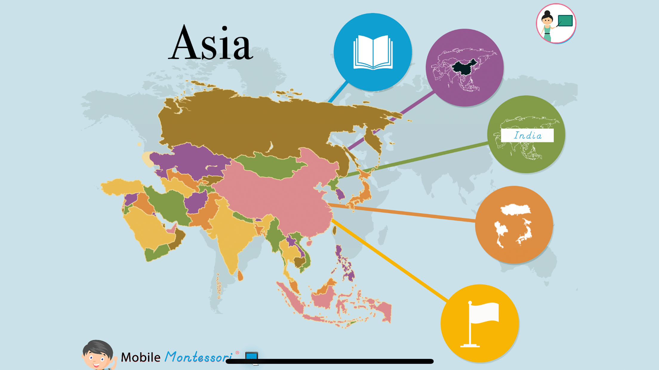 Asia - Montessori Geography