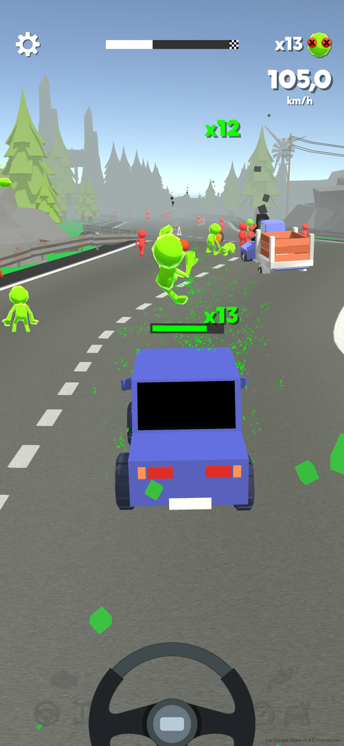 Car Escape 3D Zombie Attack