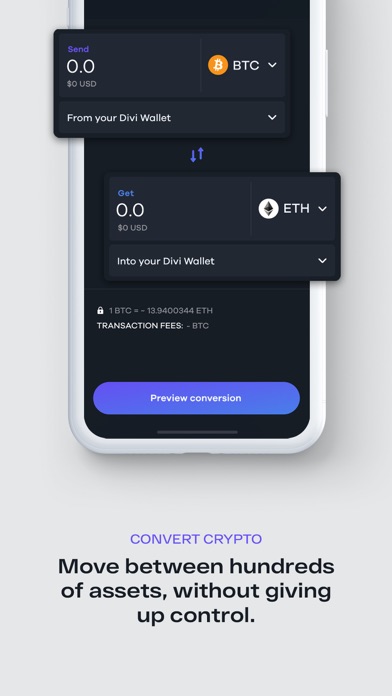 Divi Wallet: Crypto & Staking Screenshot