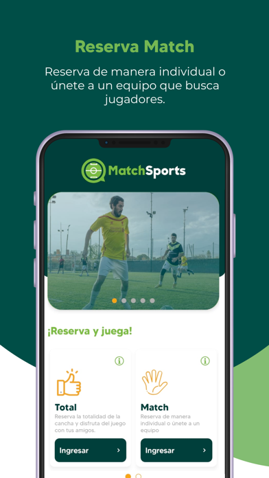 Match Sports. Reserva y Juega Screenshot