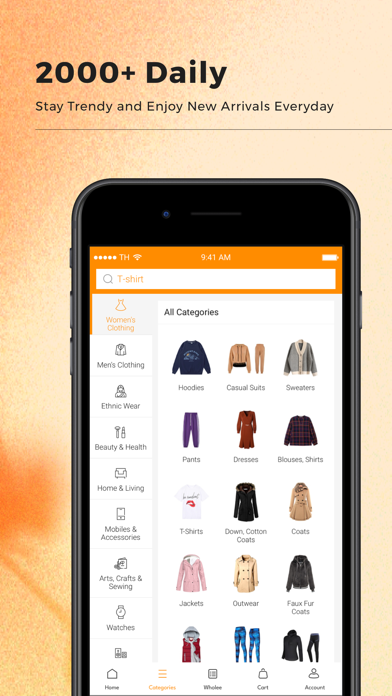 Wholee - Online Shopping App Screenshot