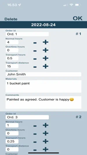 Daily Timesheets screenshot 2