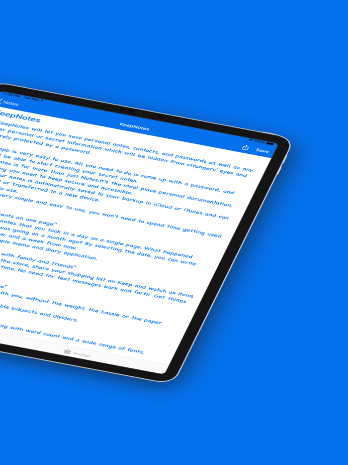 KeepNotes - Secure Notes