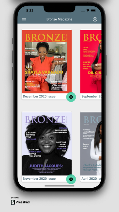 Bronze Mag magazine Screenshot