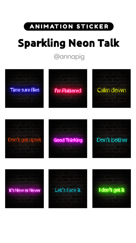 Sparkling Neon Talk - 1.0.2 - (iOS)