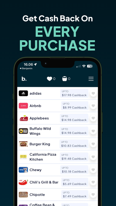 Benjamin - Earn Cash Rewards Screenshot